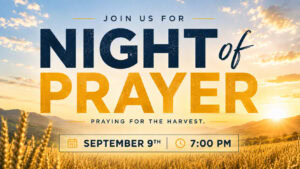 Nigth of prayer graphic